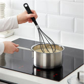 IKEA 365+ HJALTE Balloon Whisk, Stainless Steel, Black
